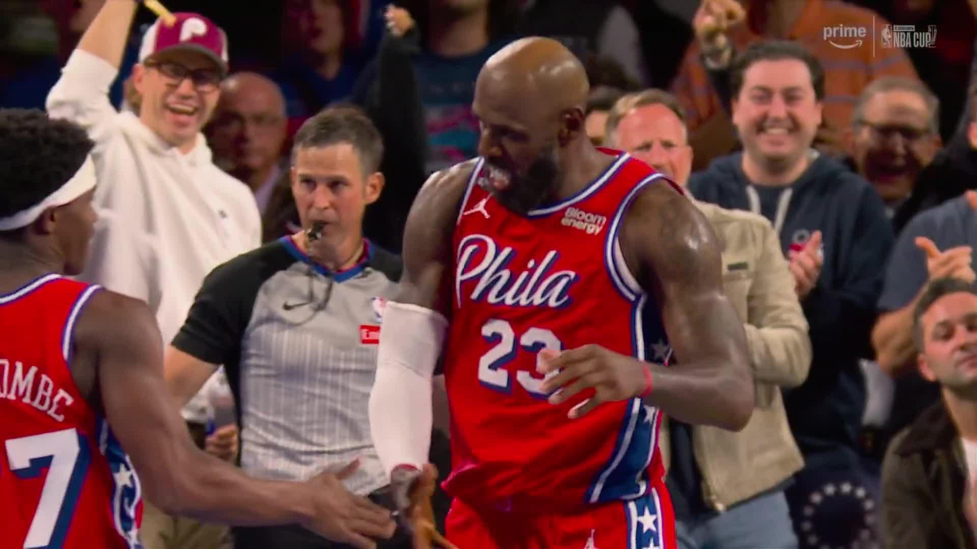 LeBron James scores 20 points to help 76ers beat champion Knicks for 2nd time this season, 98-93