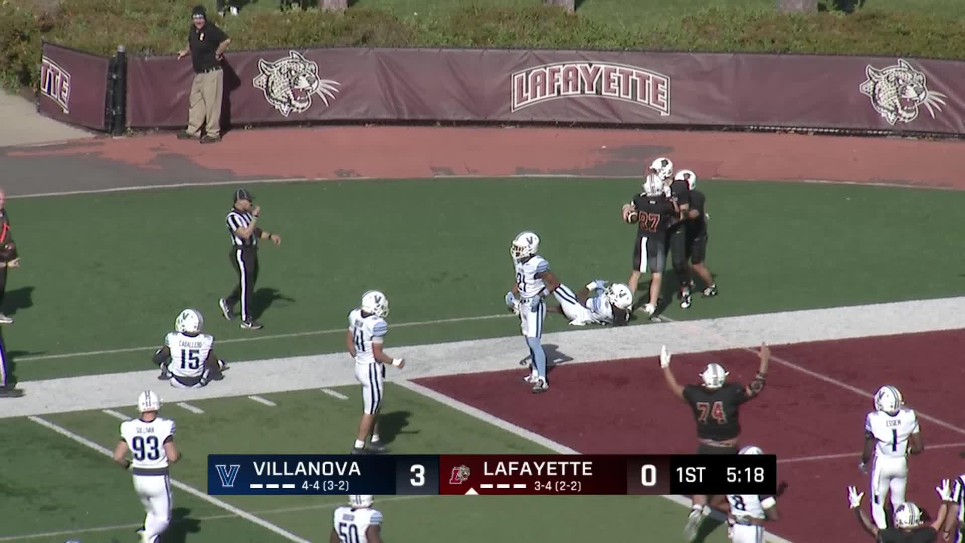 Villanova Wildcats vs. Lafayette Leopards: Full Highlights